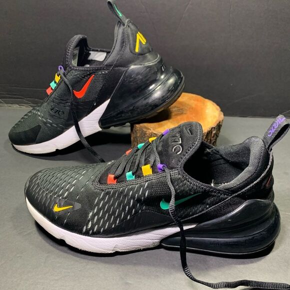 Nike Air Max 270 Men\'s Black Green Red Sneakers Shoe Size 8.5 main image 6